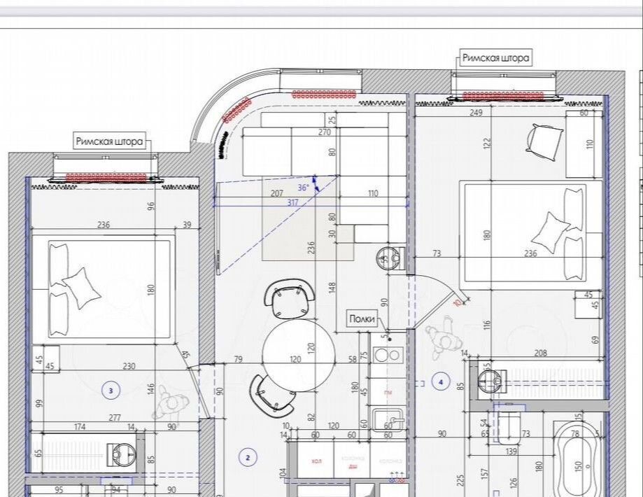 квартира г Москва метро Тушинская ш Волоколамское 81/2с 2 апарт-комплекс «Level Стрешнево» муниципальный округ Покровское-Стрешнево фото 45