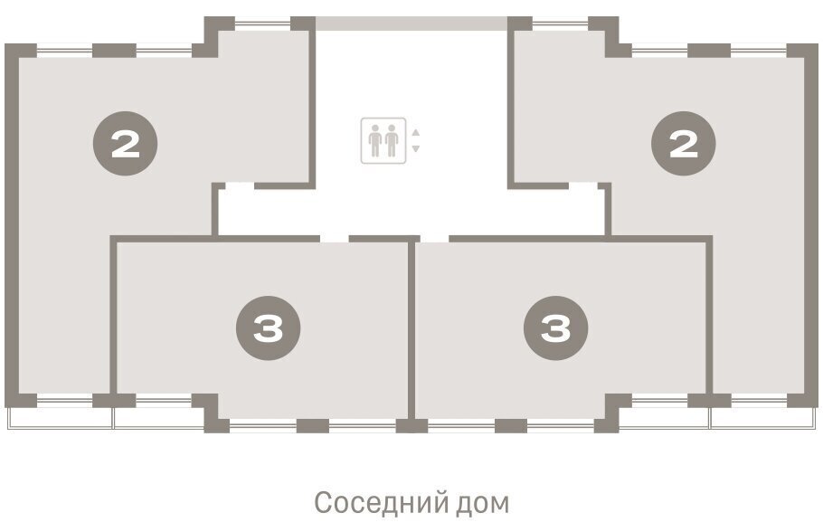 квартира г Тюмень ЖК «Октябрьский на Туре» фото 3