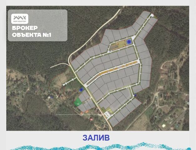 земля п Песочное Приморское шоссе, 40 км, Полянское сельское поселение, ДНП Приморье фото