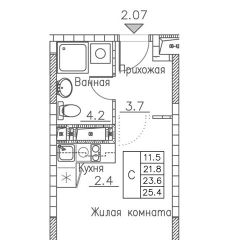 р-н Ленинский ул Расула Гамзатова 7к/2 фото