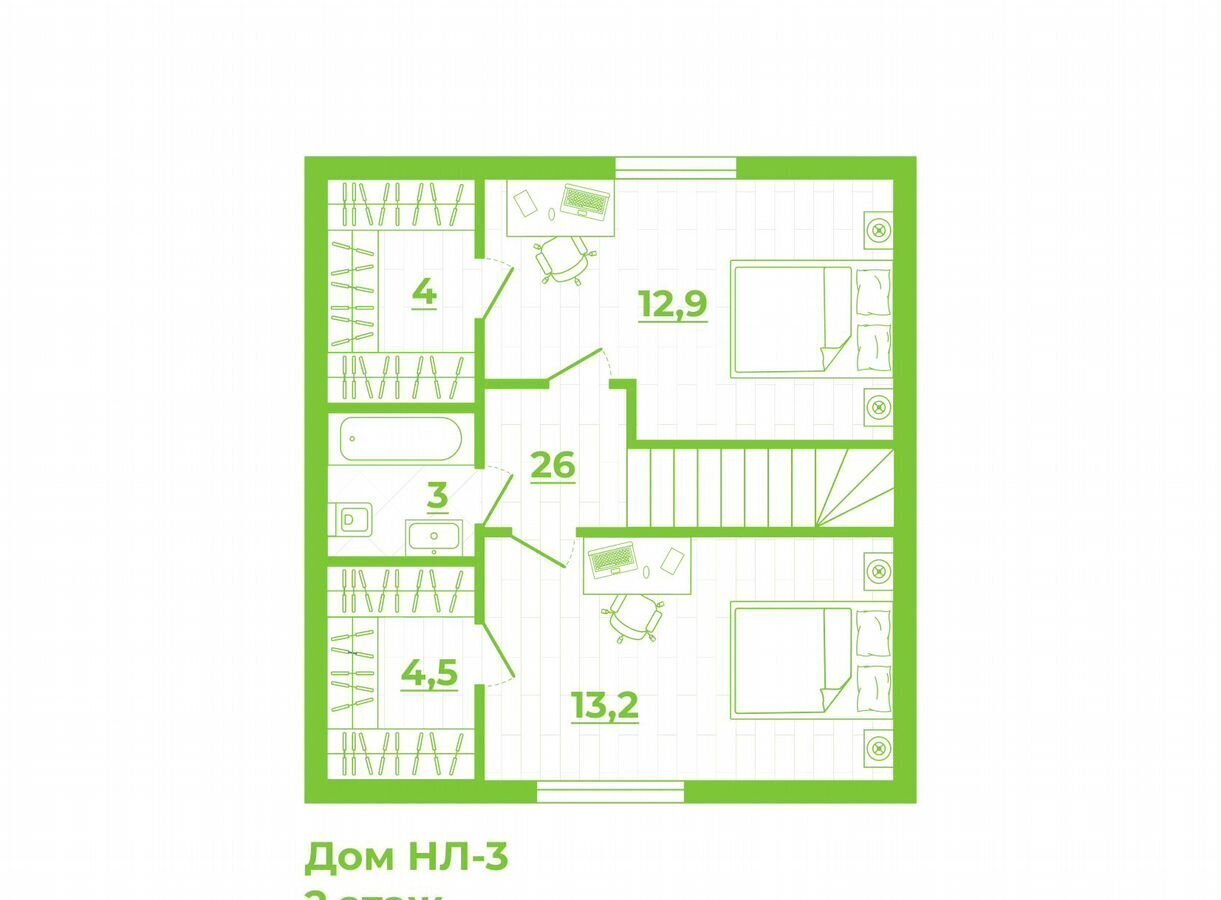 дом р-н Бессоновский с Грабово фото 29