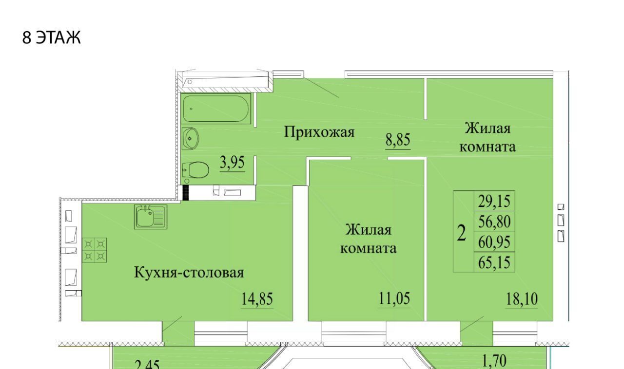 квартира г Иваново р-н Октябрьский микрорайон Самоцветы 3 фото 1