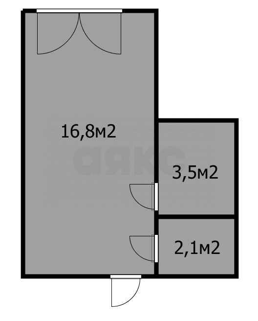 квартира р-н Анапский с Сукко ул Мирная 11 к 1 фото 17