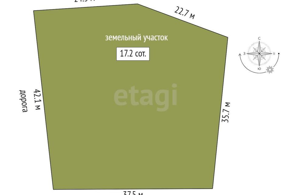 земля р-н Красноярский с Старая Бинарадка ул Советская 2 сельское поселение Старая Бинарадка фото 6