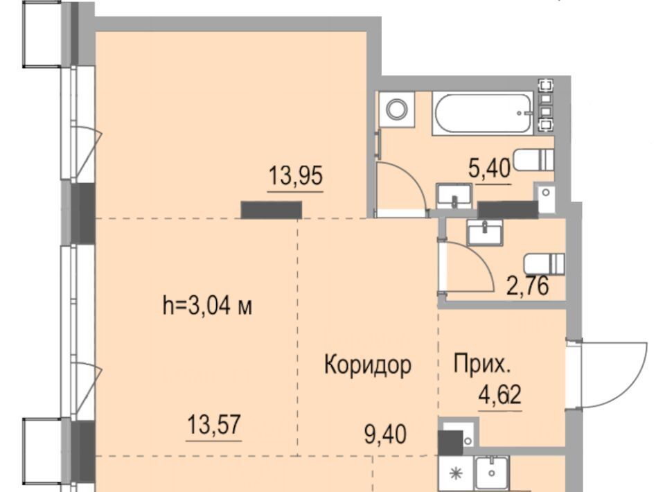 квартира г Ижевск р-н Октябрьский ул Лихвинцева 17 фото 1