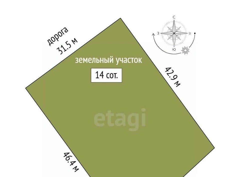 земля р-н Тамбовский д Малиновка 1-я р-н мкр Новая Малиновка 1-я, д. Малиновка фото 6