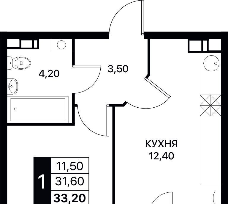 квартира г Ростов-на-Дону р-н Первомайский ул Берберовская 15с/3 умный квартал «Полет» фото 1