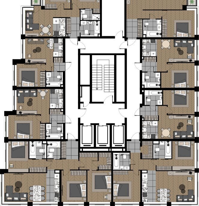 квартира г Москва ул Берзарина 37 Поле, Октябрьское фото 2