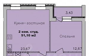 квартира г Новосибирск метро Площадь Гарина-Михайловского ул Романтиков 20 микрорайон «Дивногорский» фото 1