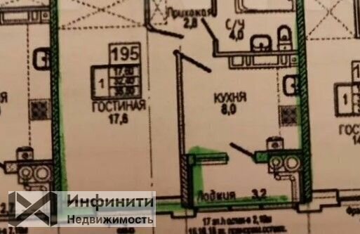 квартира г Ставрополь р-н Промышленный ул генерала Маргелова 7/2 ЖК «Российский» фото 1