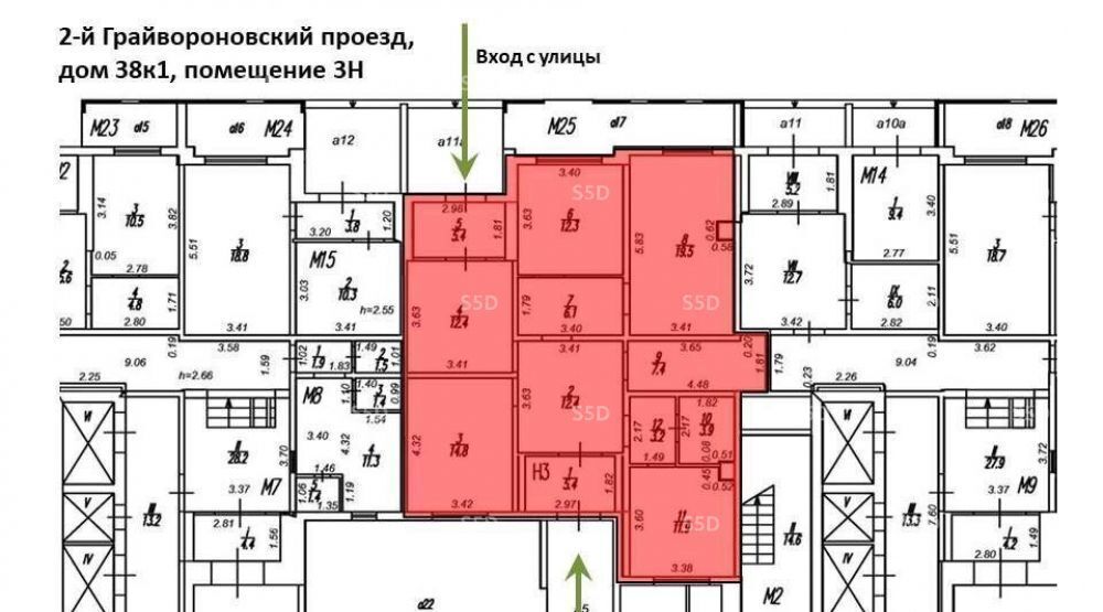 свободного назначения г Москва метро Стахановская проезд Грайвороновский 2-й 38к/1 фото 5