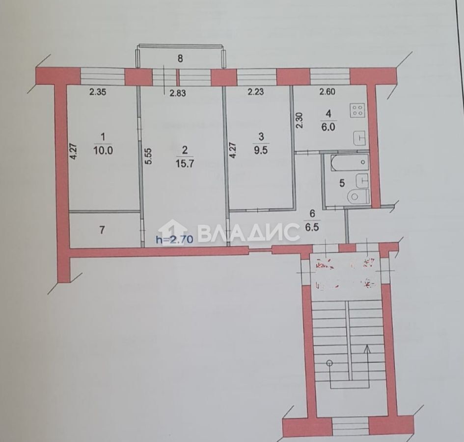 квартира г Жуковский район Отдых ул Жуковского 23 фото 21