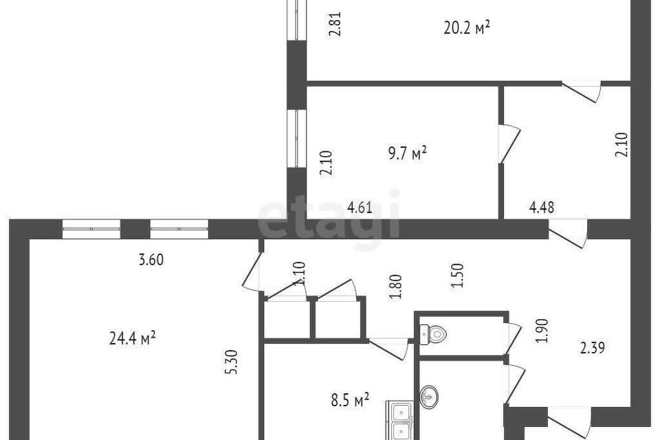 квартира г Санкт-Петербург линия 9-я В.О. 44 Василеостровский, В. О. фото 3