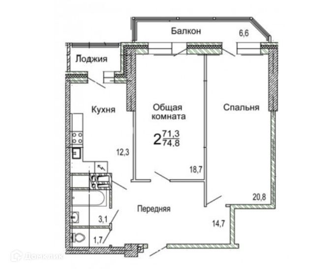 квартира г Владивосток п Трудовое Владивостокский городской округ, Золотая Долина фото 1