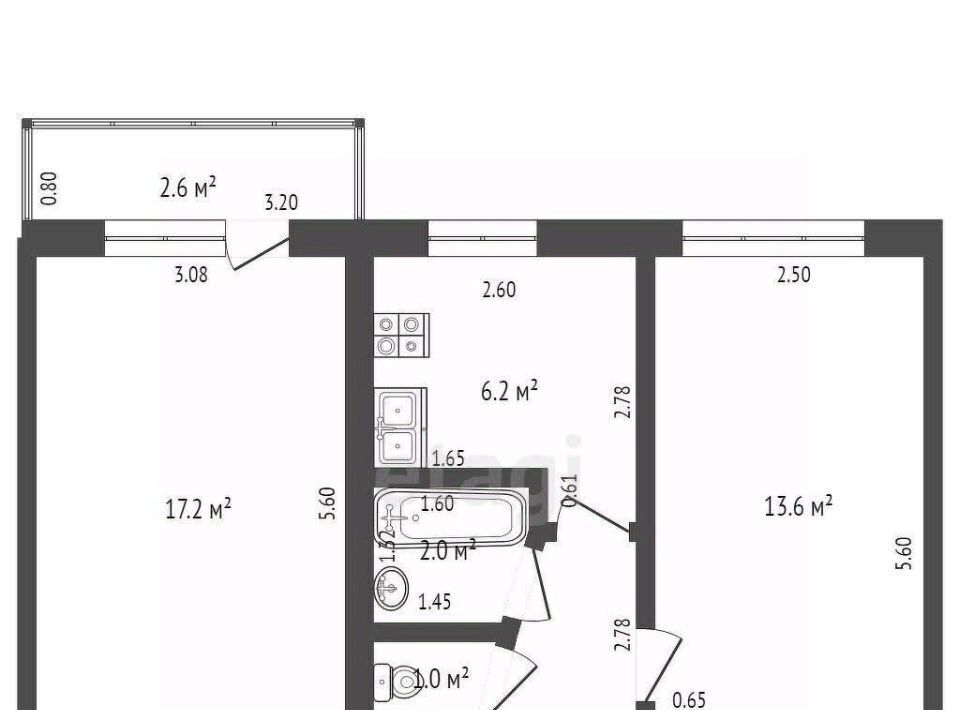 квартира г Стерлитамак ул Худайбердина 153 фото 13