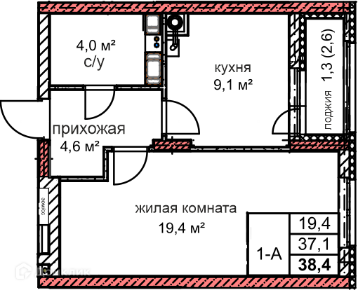 квартира г Дзержинск Дзержинск городской округ, Строящийся жилой дом фото 1