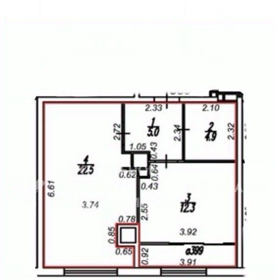 квартира г Рязань р-н Советский ул Быстрецкая 18к/3 фото 16