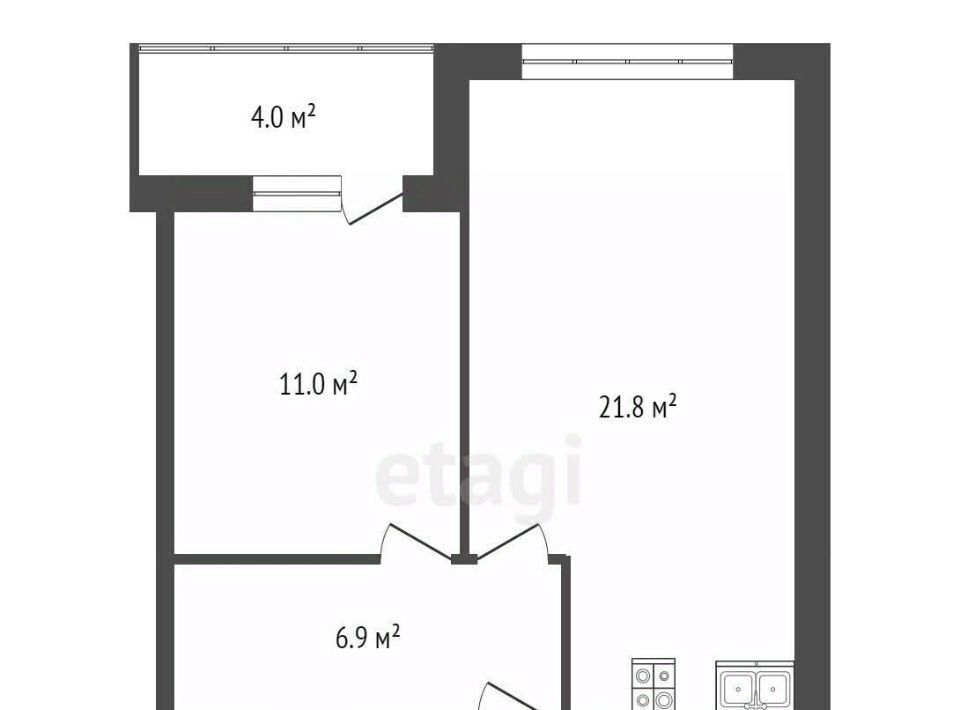 квартира г Тюмень р-н Центральный ул разведчика Кузнецова 16 фото 2