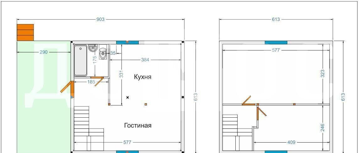 дом р-н Белоярский коттеджный пос. Александрия, Двадцать вторая ул., 5, Двуреченск, Белоярский г. о. фото 2