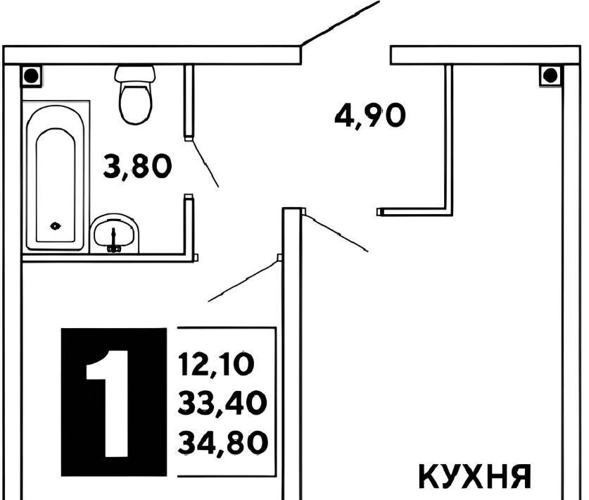 квартира г Краснодар р-н Прикубанский ул Западный Обход 39/2к 3 микрорайон «Самолёт» фото 2