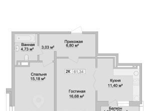 квартира г Каспийск пр-кт Акулиничева фото 1