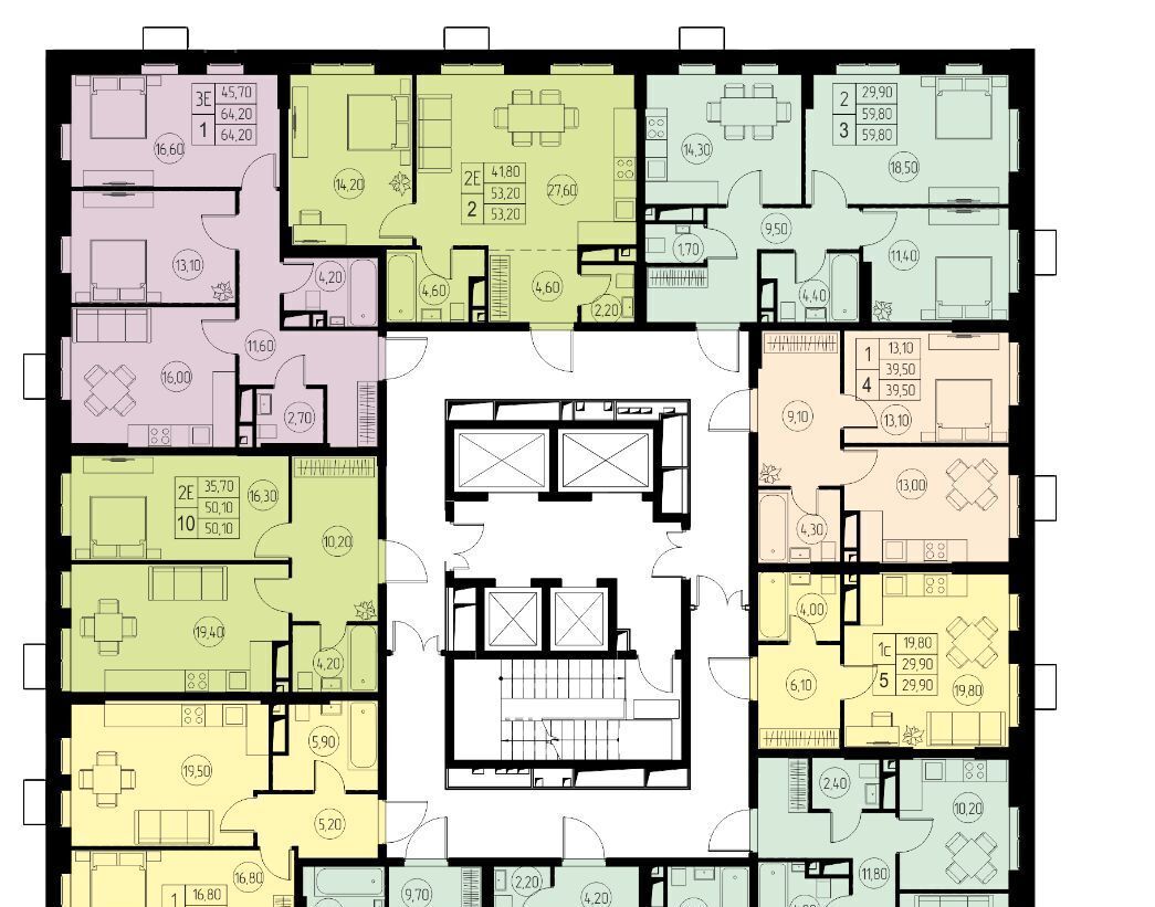 квартира г Пушкино микрорайон Инессы Арманд ЖК 31 квартал Медведково фото 2