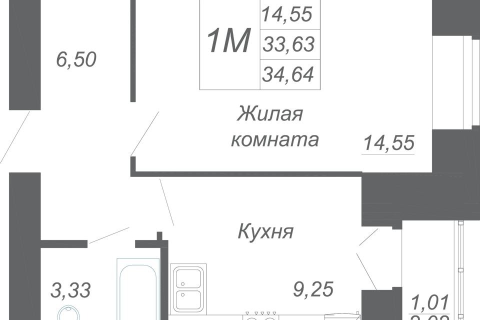 квартира р-н Зеленодольский с Осиново ул М.Ф.Гайсина 2в фото 1