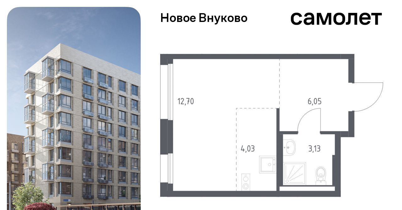 квартира г Москва метро Рассказовка ЖК «Новое Внуково» № 37 кв-л, к 23 фото 1