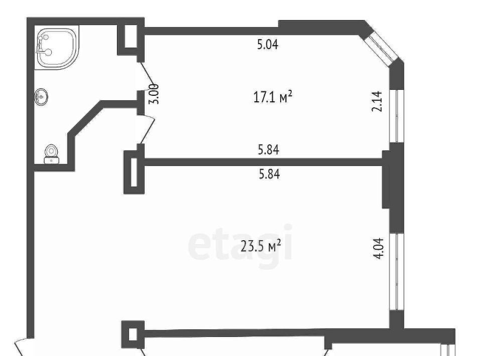 квартира г Сургут ул Югорская 34 27-й фото 1