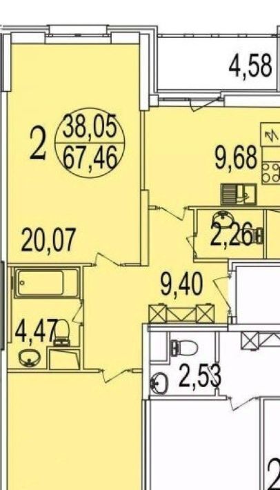 квартира г Реутов ул Октября 52 Никольское фото 20