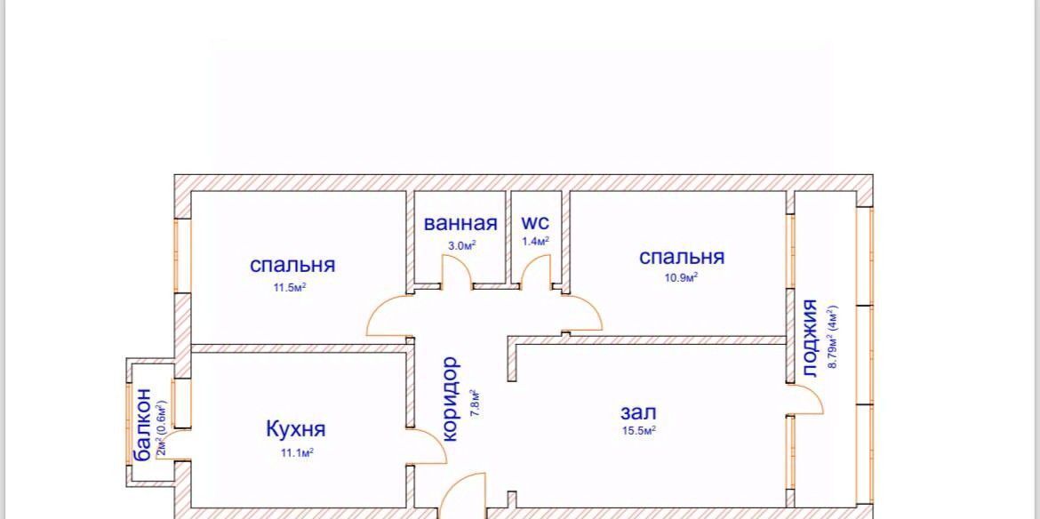 квартира г Владикавказ р-н Затеречный ул Кольбуса 39 фото 2