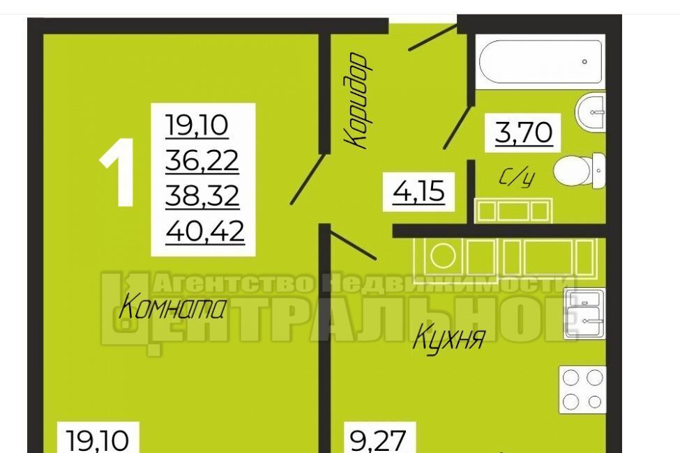 квартира р-н Смоленский с Печерск ул Кленовая 2 Смоленский муниципальный округ фото 1