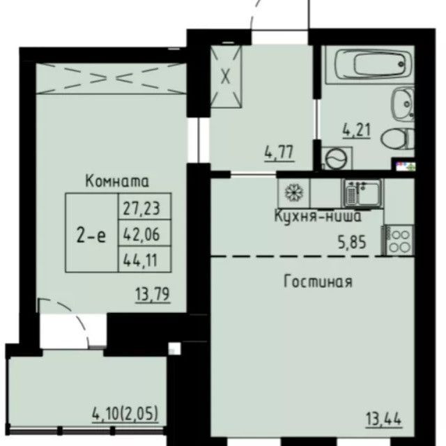 квартира г Красноярск р-н Октябрьский ул Елены Стасовой 80 Красноярск городской округ фото 5