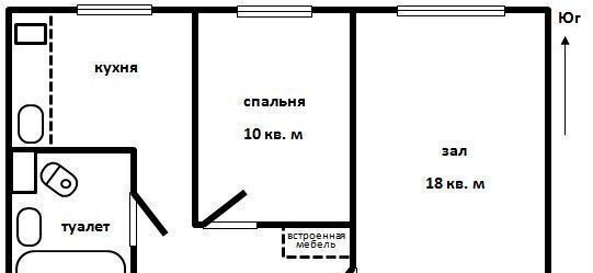 квартира г Москва метро Царицыно ул Севанская 19к/1 фото 13