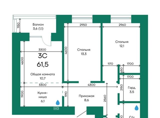 квартира р-н Индустриальный ул Просторная 390к/1 фото