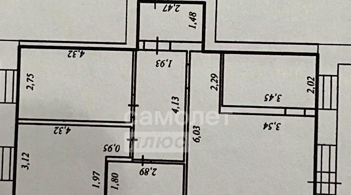 квартира г Курган мкр 6а п Заозерный жилрайон, 5А фото 2