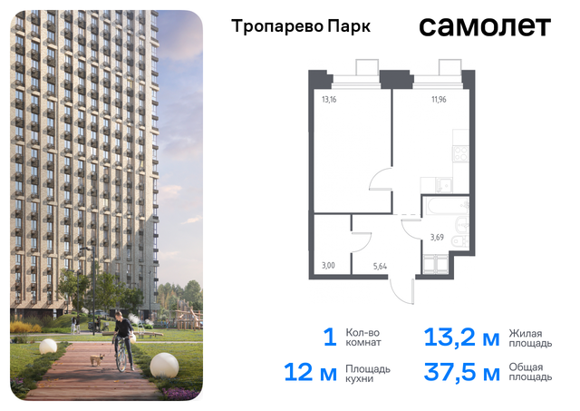 Коммунарка, многофункциональный комплекс Тропарево Парк, к 2. 3, Киевское шоссе фото