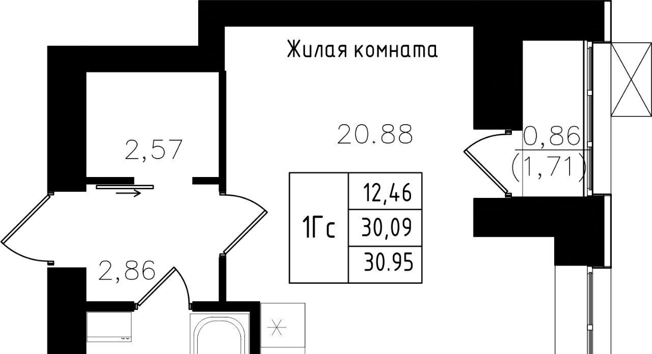 квартира г Казань пос. Имени Свердлова, Северный Вокзал фото 1