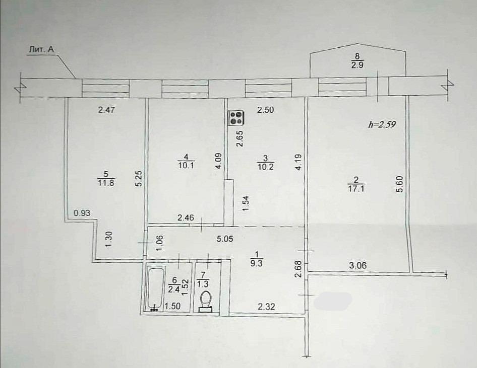 квартира г Якутск ул Богатырева 4/1 фото 14