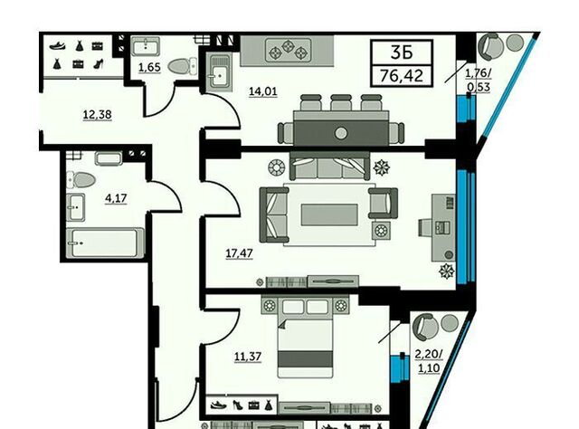 р-н Кировский ул Красноармейская 157в/83с 3 фото