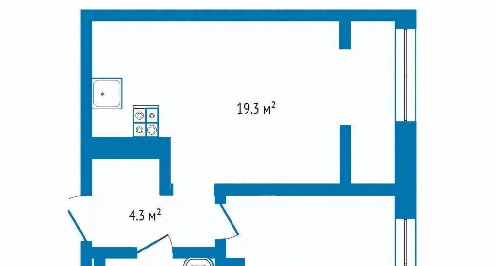 квартира г Тюмень р-н Центральный ул Газовиков 34к/1 фото 46