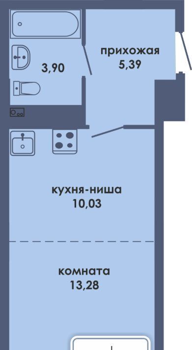 квартира г Пермь р-н Ленинский Камская Долина ЖК «Аксиома» фото 1