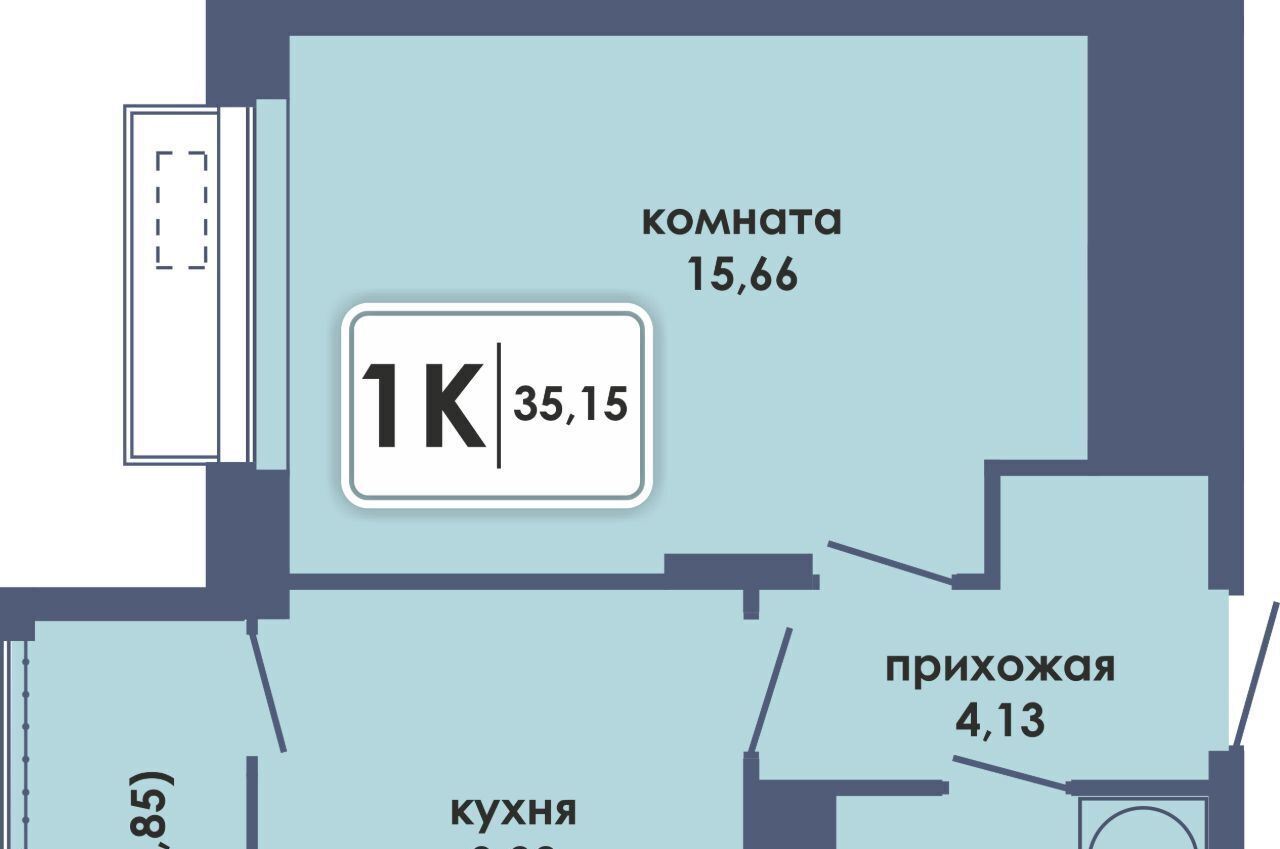 квартира г Пермь р-н Ленинский Камская Долина ЖК «Аксиома» фото 1