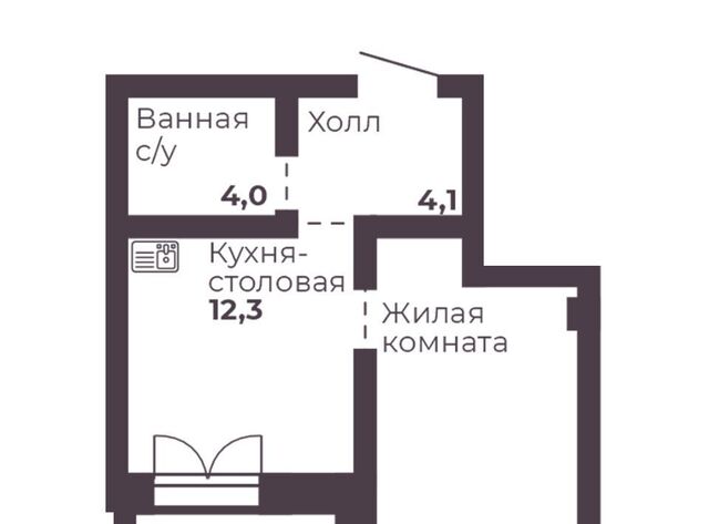 квартира р-н Тракторозаводский ЖК Ленина 4 фото