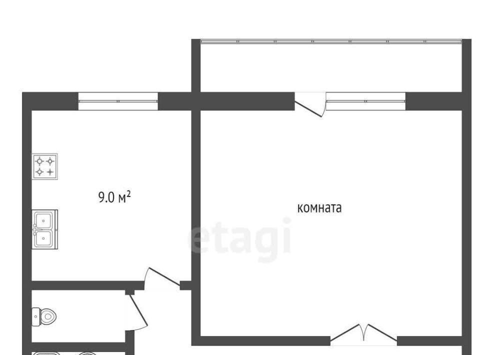 квартира г Чита р-н Черновский ул Весенняя 32 фото 16