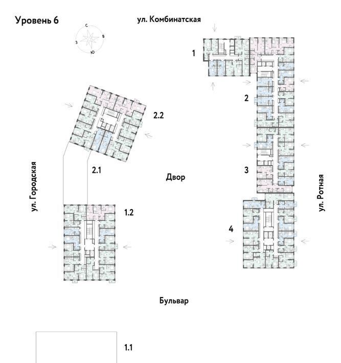 квартира р-н Белоярский п Совхозный Ботаническая, ул. Комбинатская, муниципальное образование, Екатеринбург фото 2