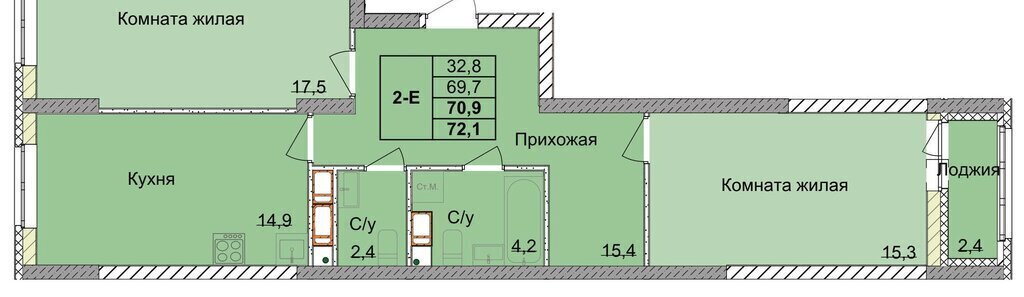 квартира г Нижний Новгород р-н Советский Горьковская фото 1