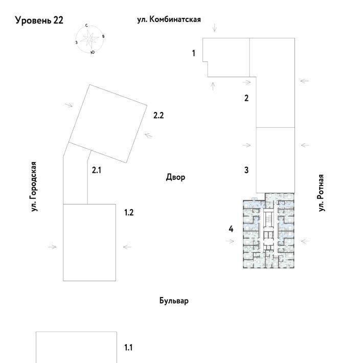 квартира р-н Белоярский п Совхозный Ботаническая, ул. Комбинатская, муниципальное образование, Екатеринбург фото 2