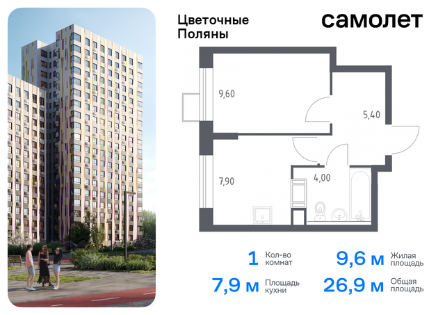 п Филимонковское ЖК «Цветочные Поляны Экопарк» Филатов луг, к 1, Киевское шоссе фото