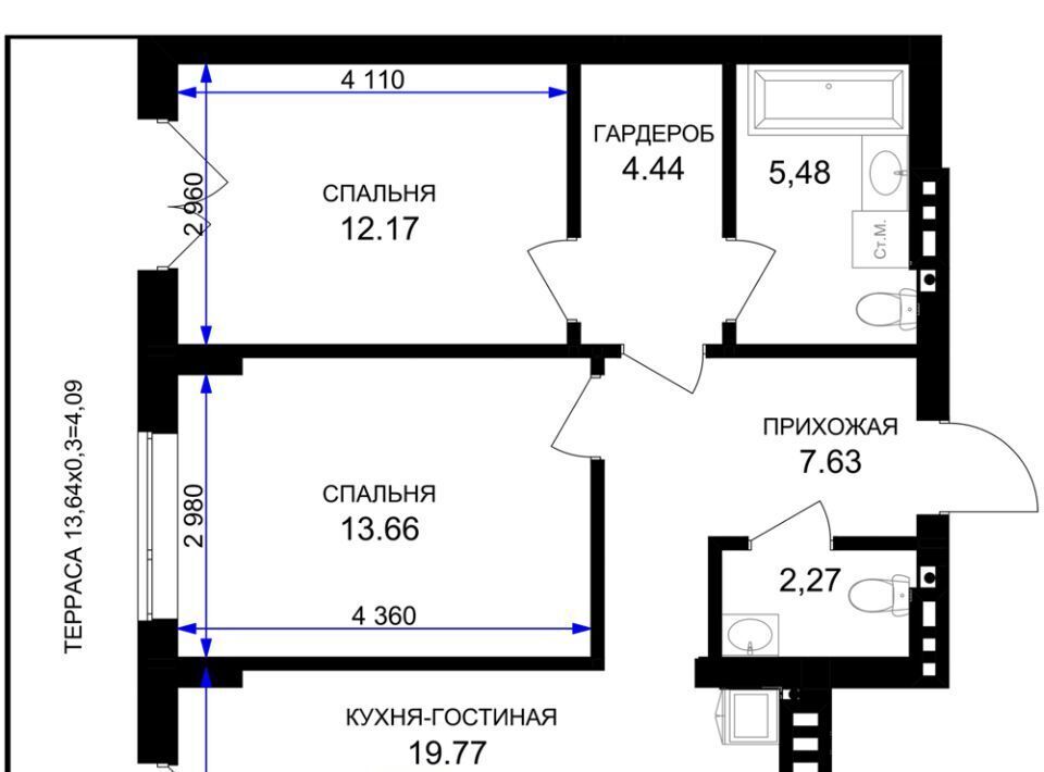 квартира р-н Гурьевский г Гурьевск ЖК «Включи» фото 1